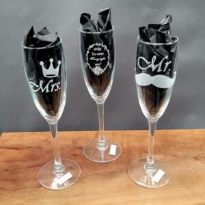 Sektglas – Geschenkset Mr. und Mrs.