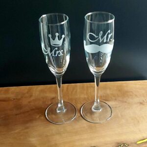 Sektglas – Geschenkset Mr. und Mrs.