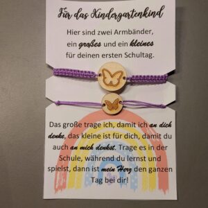 Armbänder Schulstart