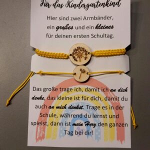 Armbänder Schulstart